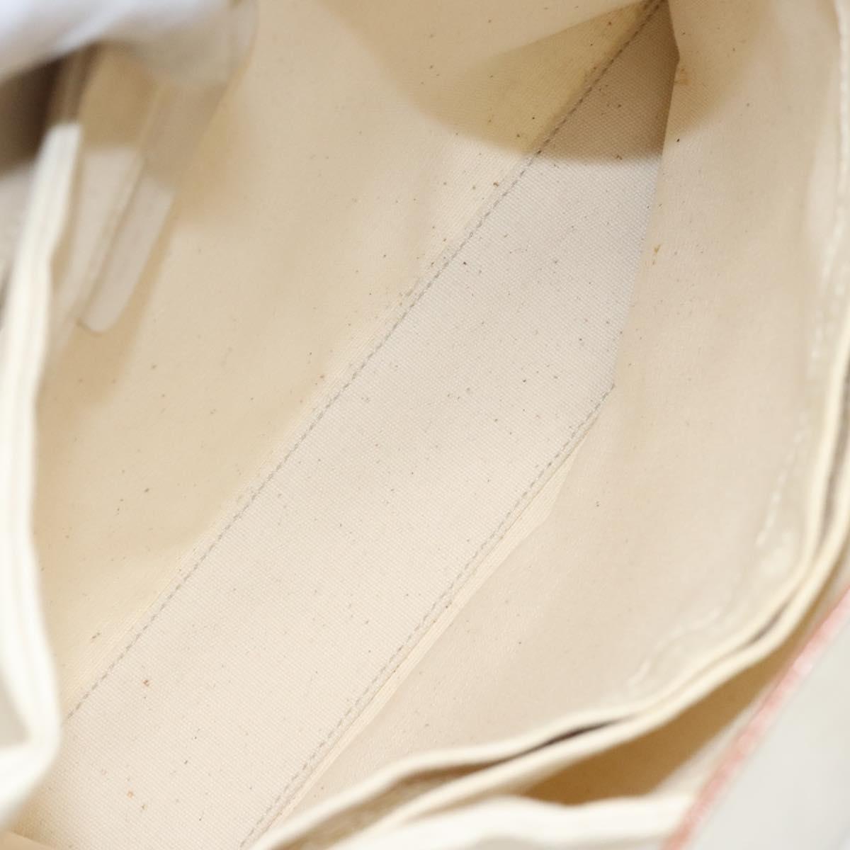 Salvatore Ferragamo Shoulder Bag Vinyl Clear Beige Auth 118213