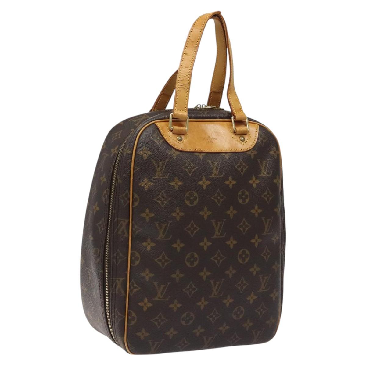 LOUIS VUITTON Monogram Excursion Hand Bag M41450 LV Auth 118285