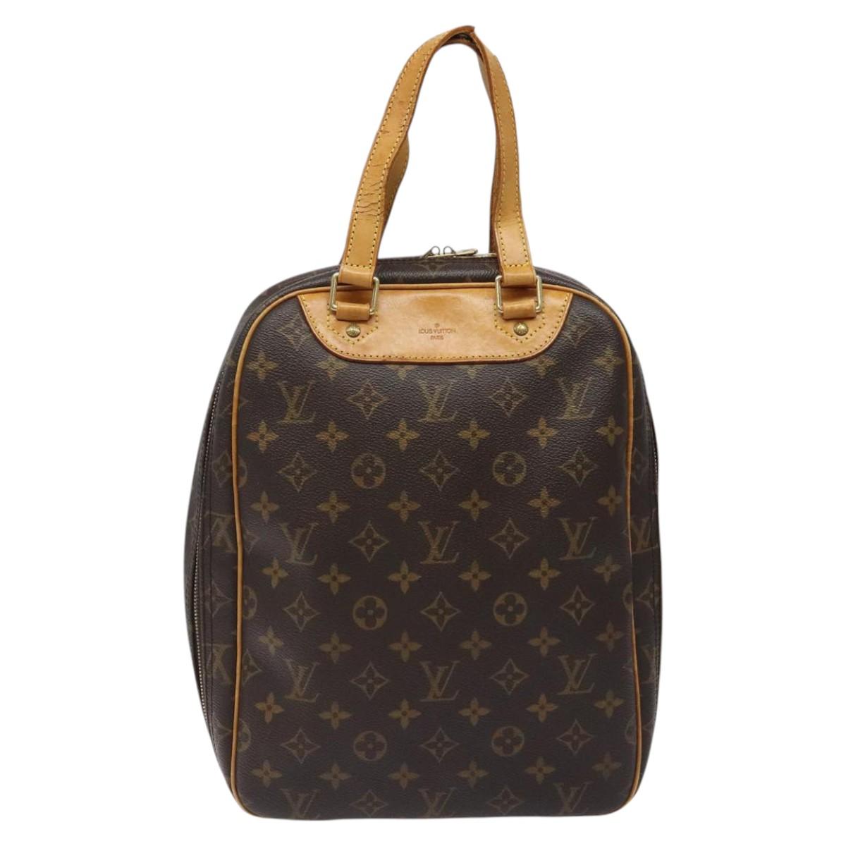LOUIS VUITTON Monogram Excursion Hand Bag M41450 LV Auth 118285