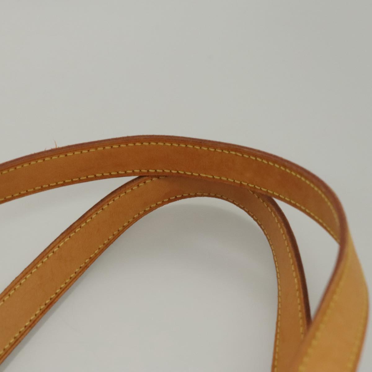 LOUIS VUITTON Monogram Vernis Houston Hand Bag Beige M91004 LV Auth 118288