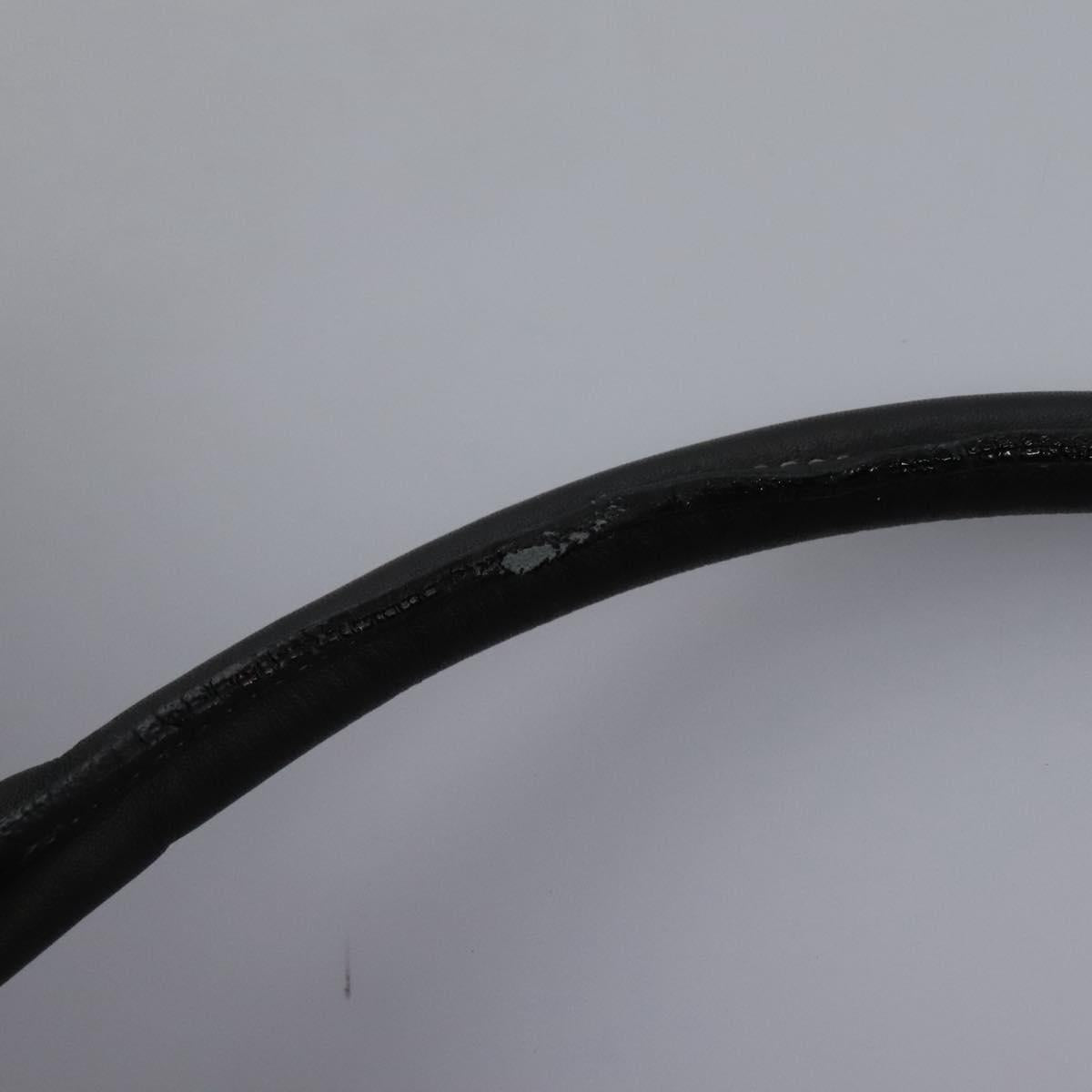 Burberrys Nova Check Boston Bag PVC Gray Gold Auth 118312