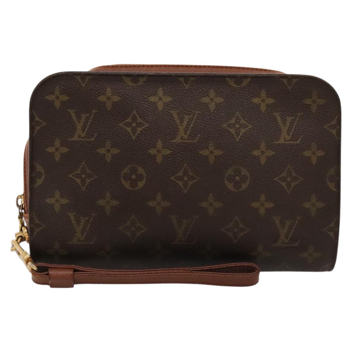 LOUIS VUITTON Monogram Orsay Clutch Bag M51790 LV Auth 118339