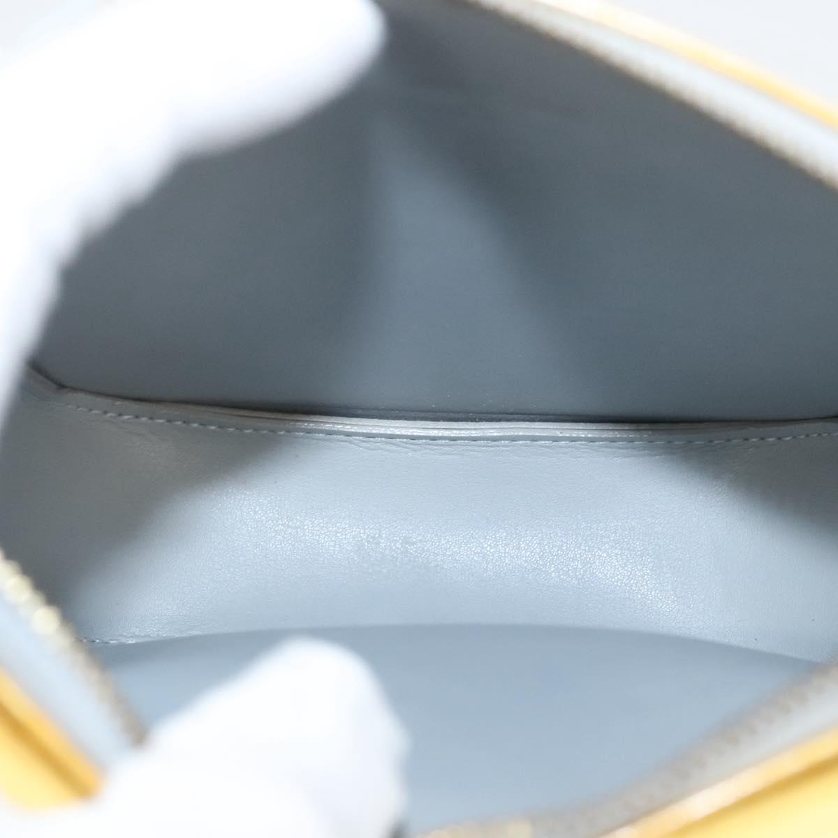 LOUIS VUITTON Monogram Vernis Motto Accessory Pouch Gris M91030 LV Auth 118370