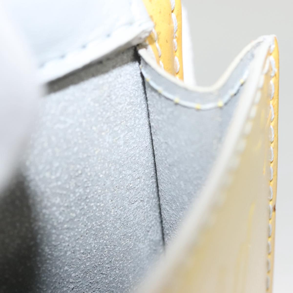 LOUIS VUITTON Monogram Vernis Motto Accessory Pouch Gris M91030 LV Auth 118370