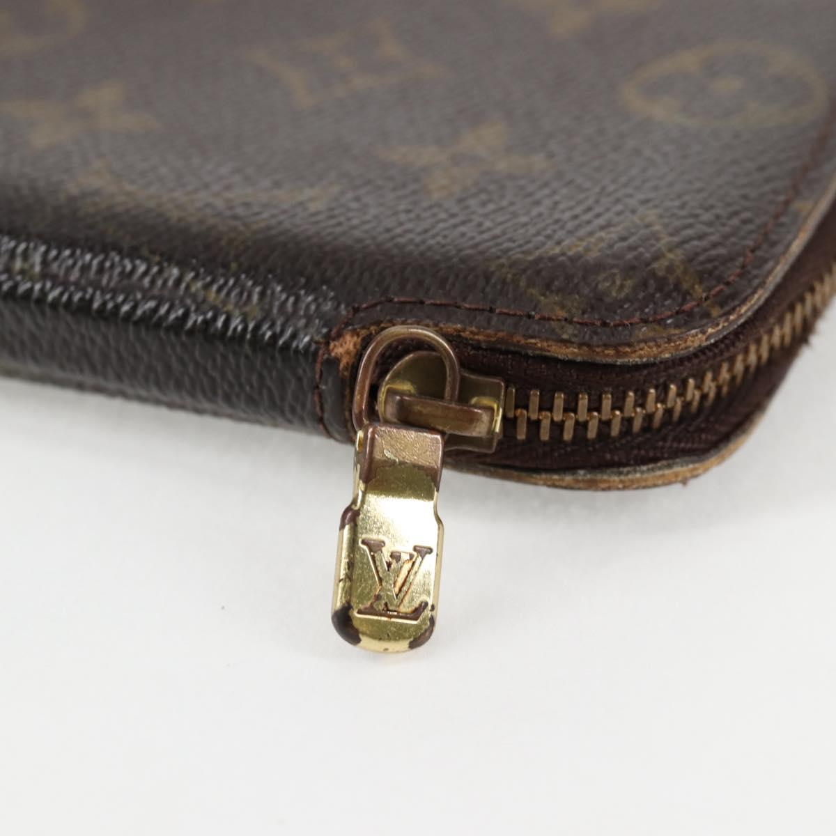 LOUIS VUITTON Monogram Agenda Jeode Travel Case M62950 LV Auth 118384