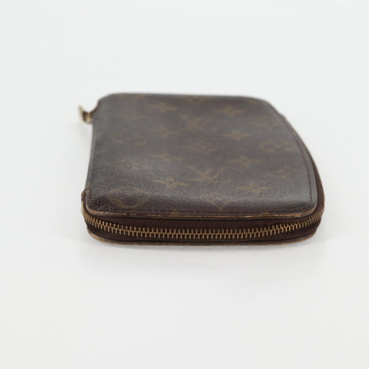 LOUIS VUITTON Monogram Agenda Jeode Travel Case M62950 LV Auth 118384