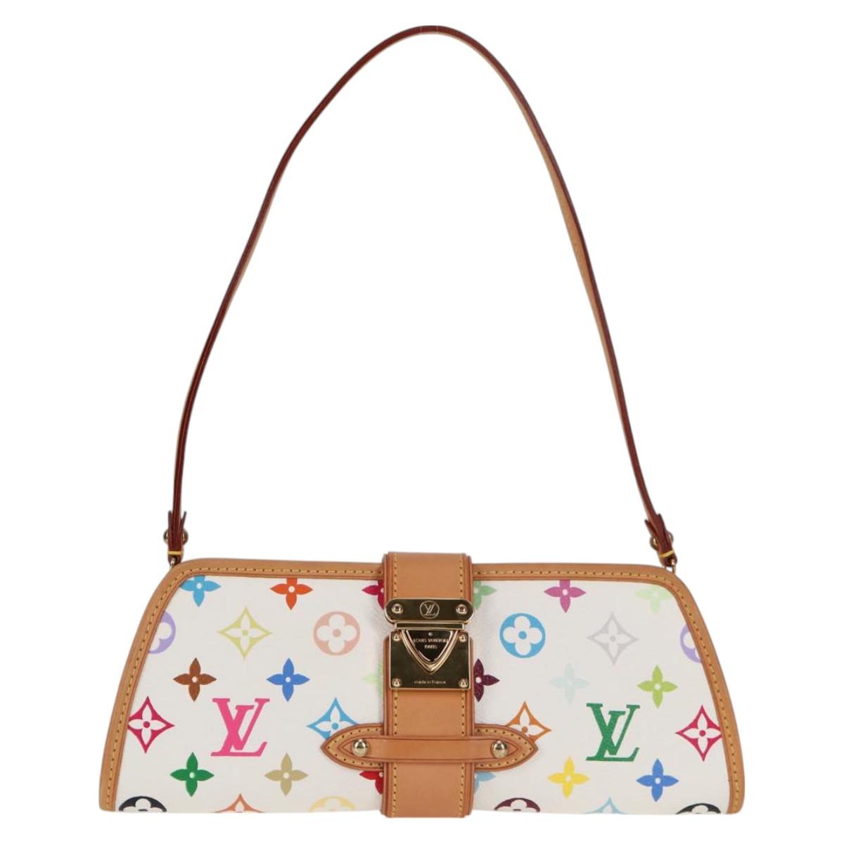 LOUIS VUITTON Multicolor Shirley Shoulder Bag White M40049 LV Auth 118391SV