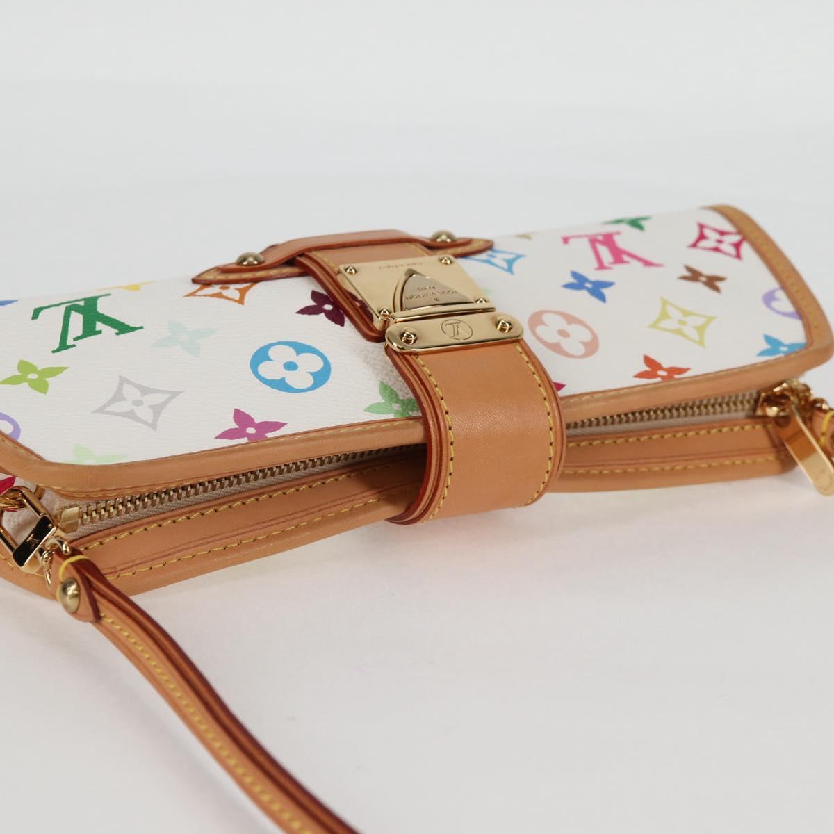 LOUIS VUITTON Multicolor Shirley Shoulder Bag White M40049 LV Auth 118391SV