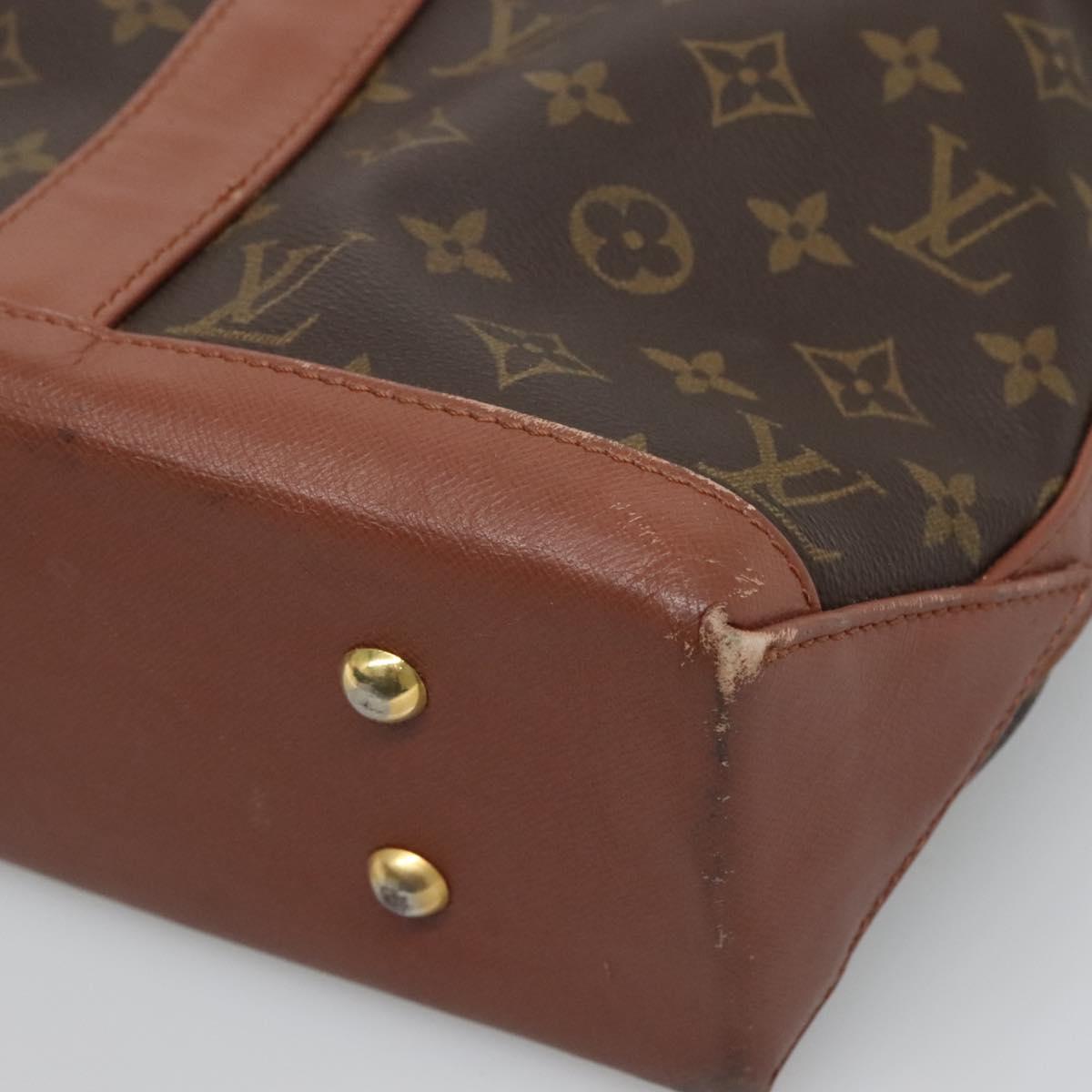 LOUIS VUITTON Monogram Sac Weekend PM Hand Bag M42425 LV Auth 118450