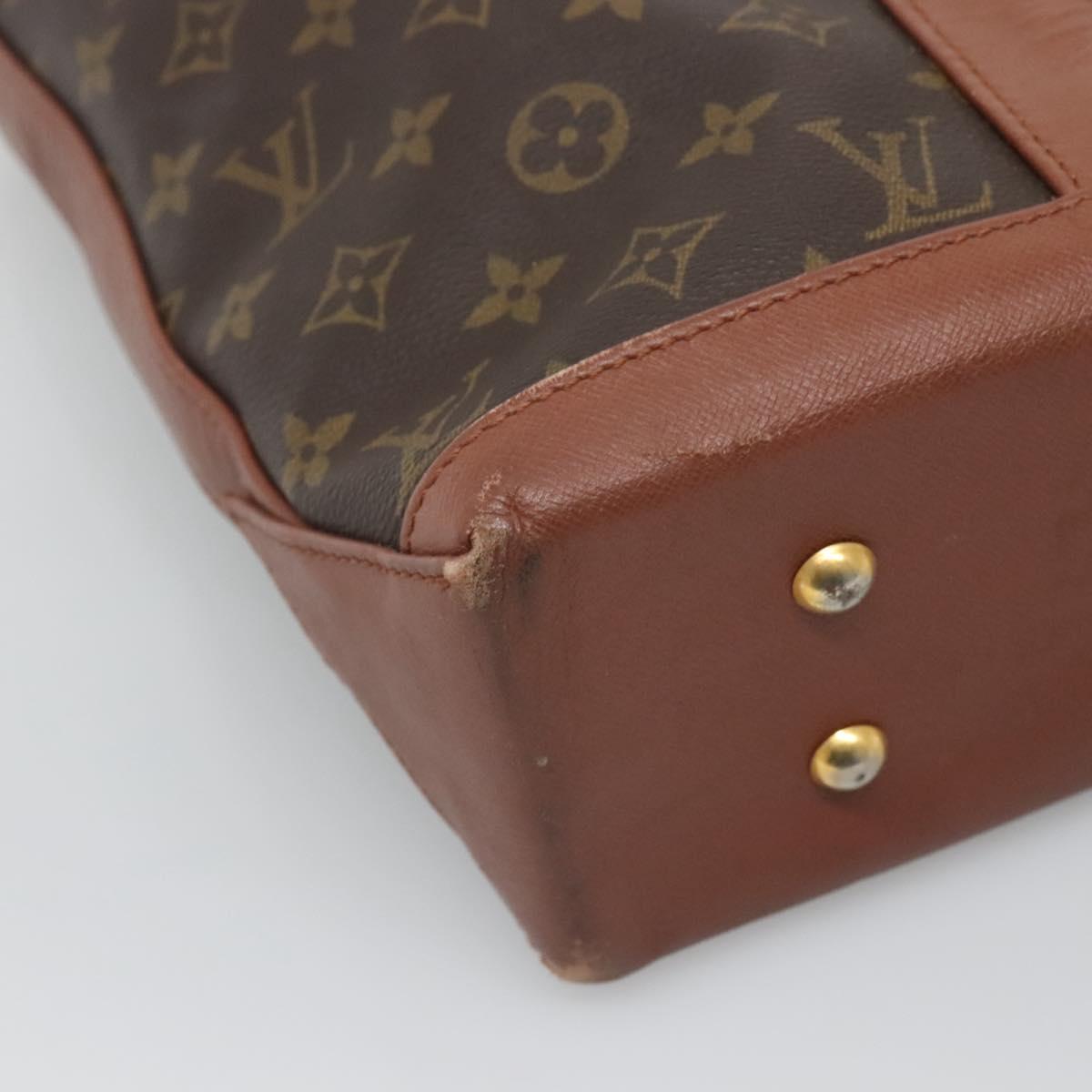 LOUIS VUITTON Monogram Sac Weekend PM Hand Bag M42425 LV Auth 118450