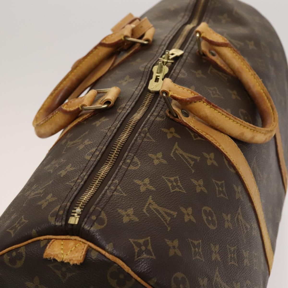 LOUIS VUITTON Monogram Keepall 50 Boston Bag M41426 LV Auth 118549