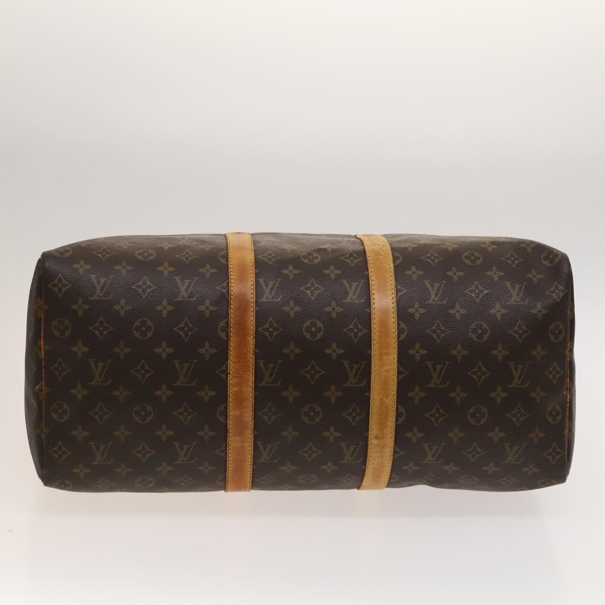 LOUIS VUITTON Monogram Keepall 50 Boston Bag M41426 LV Auth 118549