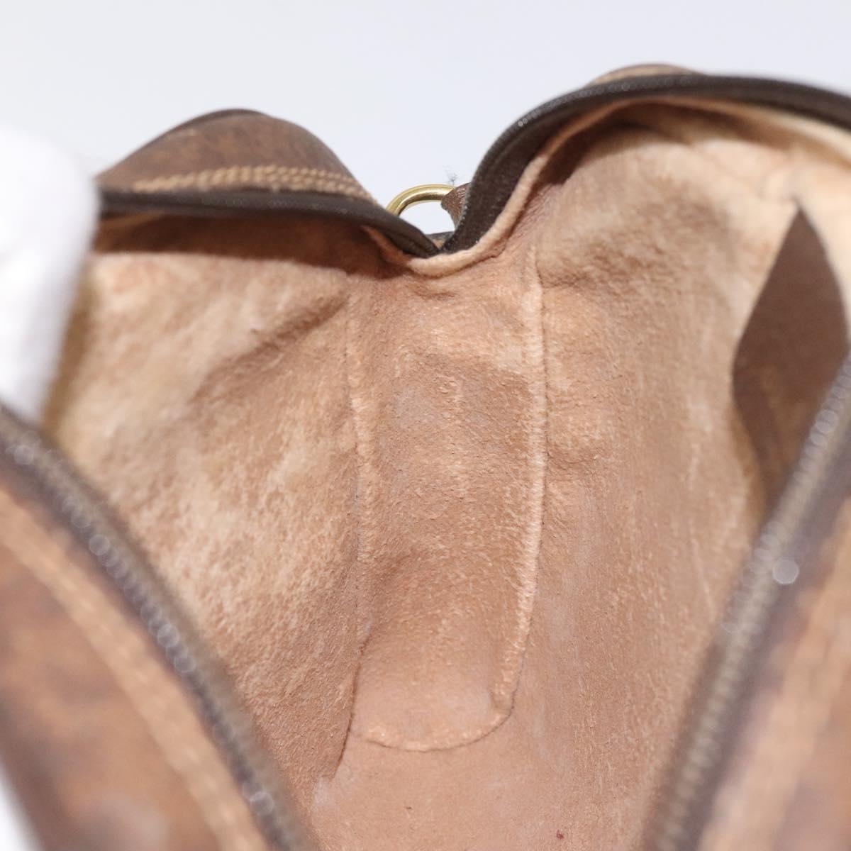 GUCCI GG Supreme Web Sherry Line Shoulder Bag PVC Beige 116 02 089 Auth 118603