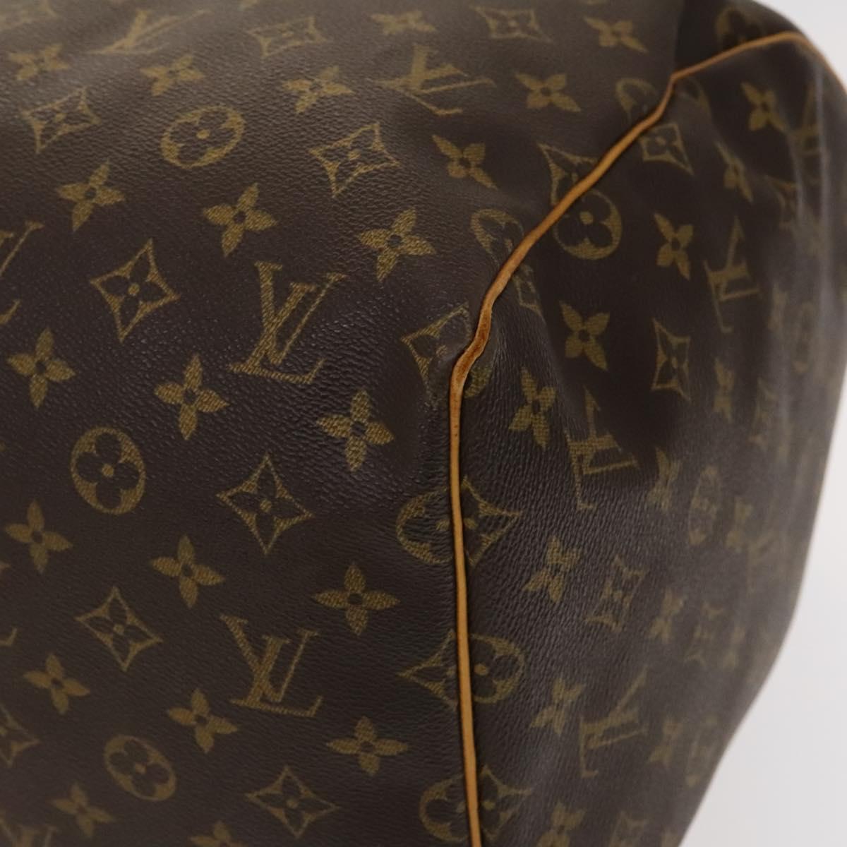 LOUIS VUITTON Monogram Keepall 55 Boston Bag M41424 LV Auth 118704
