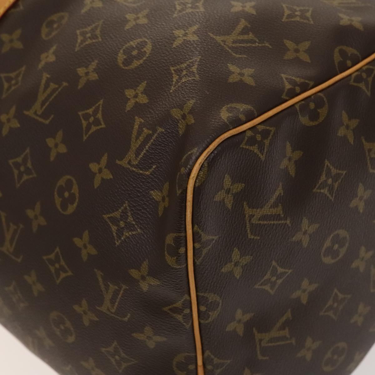 LOUIS VUITTON Monogram Keepall 55 Boston Bag M41424 LV Auth 118705