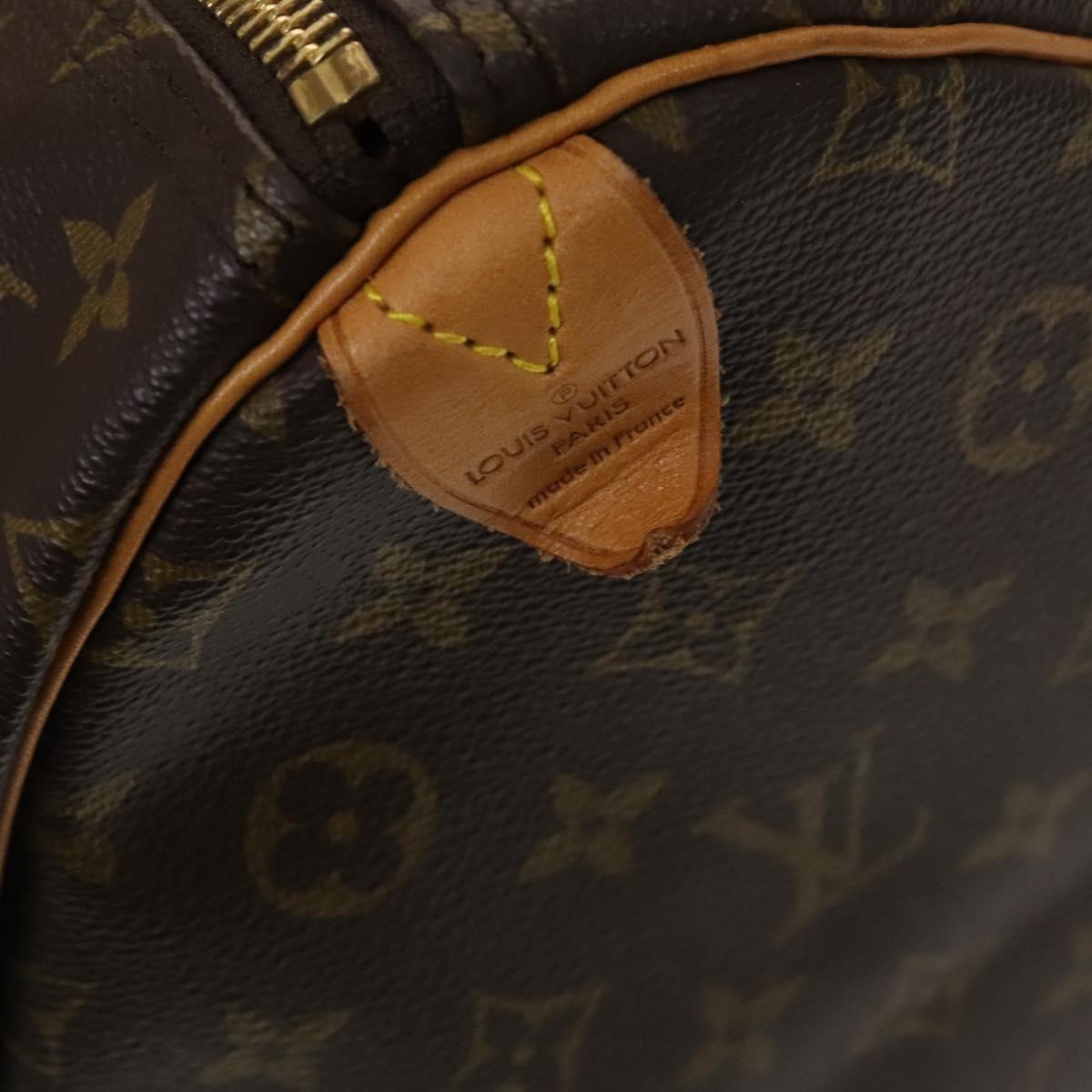 LOUIS VUITTON Monogram Keepall 55 Boston Bag M41424 LV Auth 118705