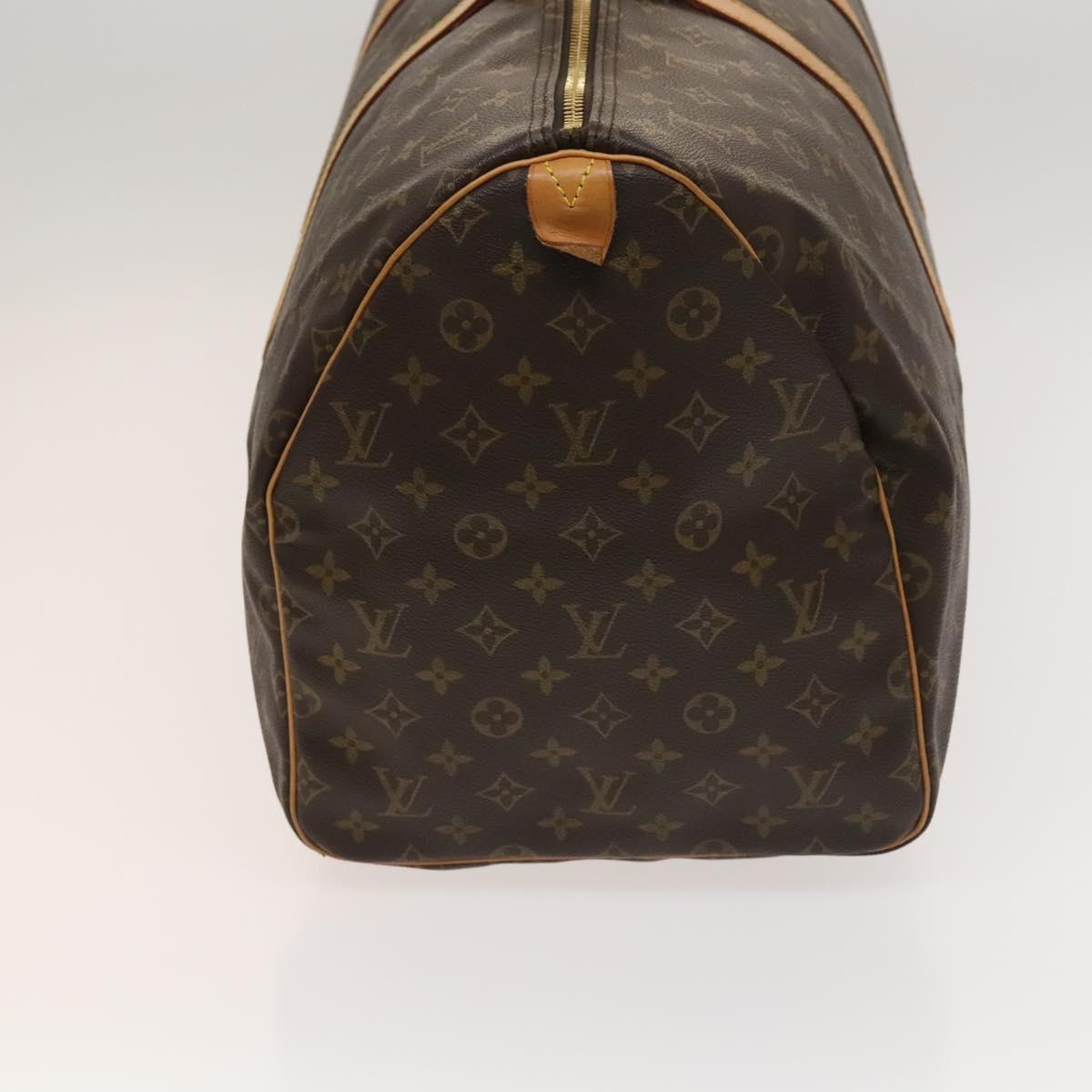 LOUIS VUITTON Monogram Keepall 55 Boston Bag M41424 LV Auth 118705
