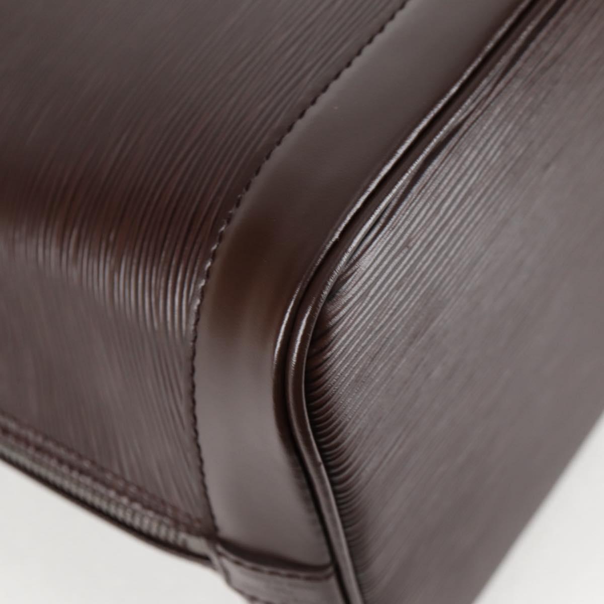 LOUIS VUITTON Epi Alma Hand Bag Mocha M5214D LV Auth 118711V