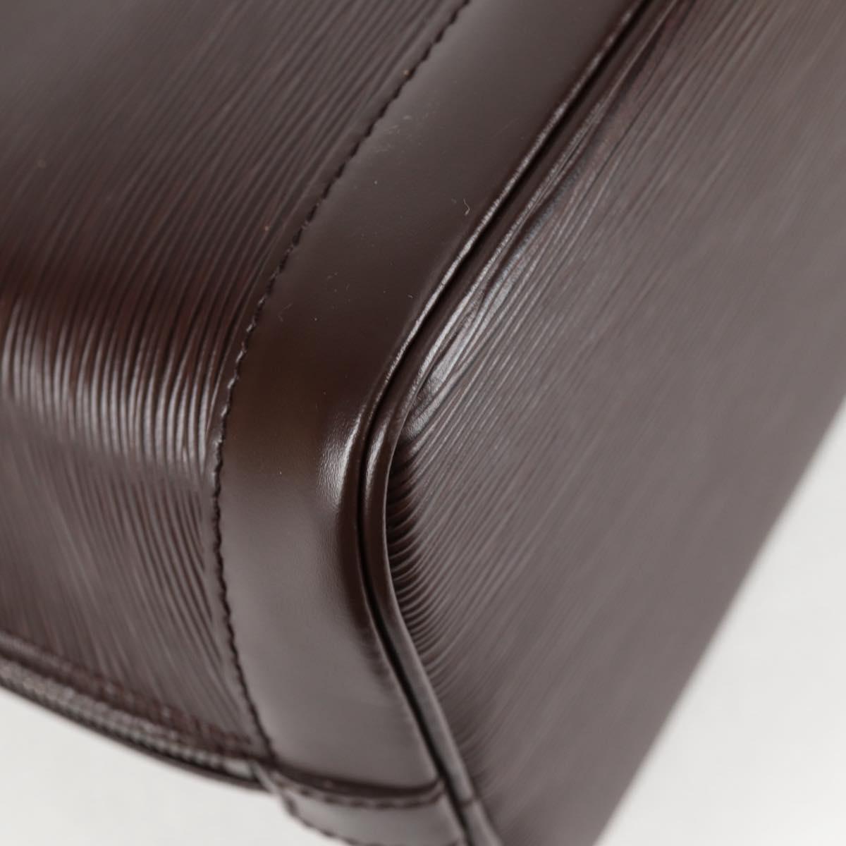 LOUIS VUITTON Epi Alma Hand Bag Mocha M5214D LV Auth 118711V