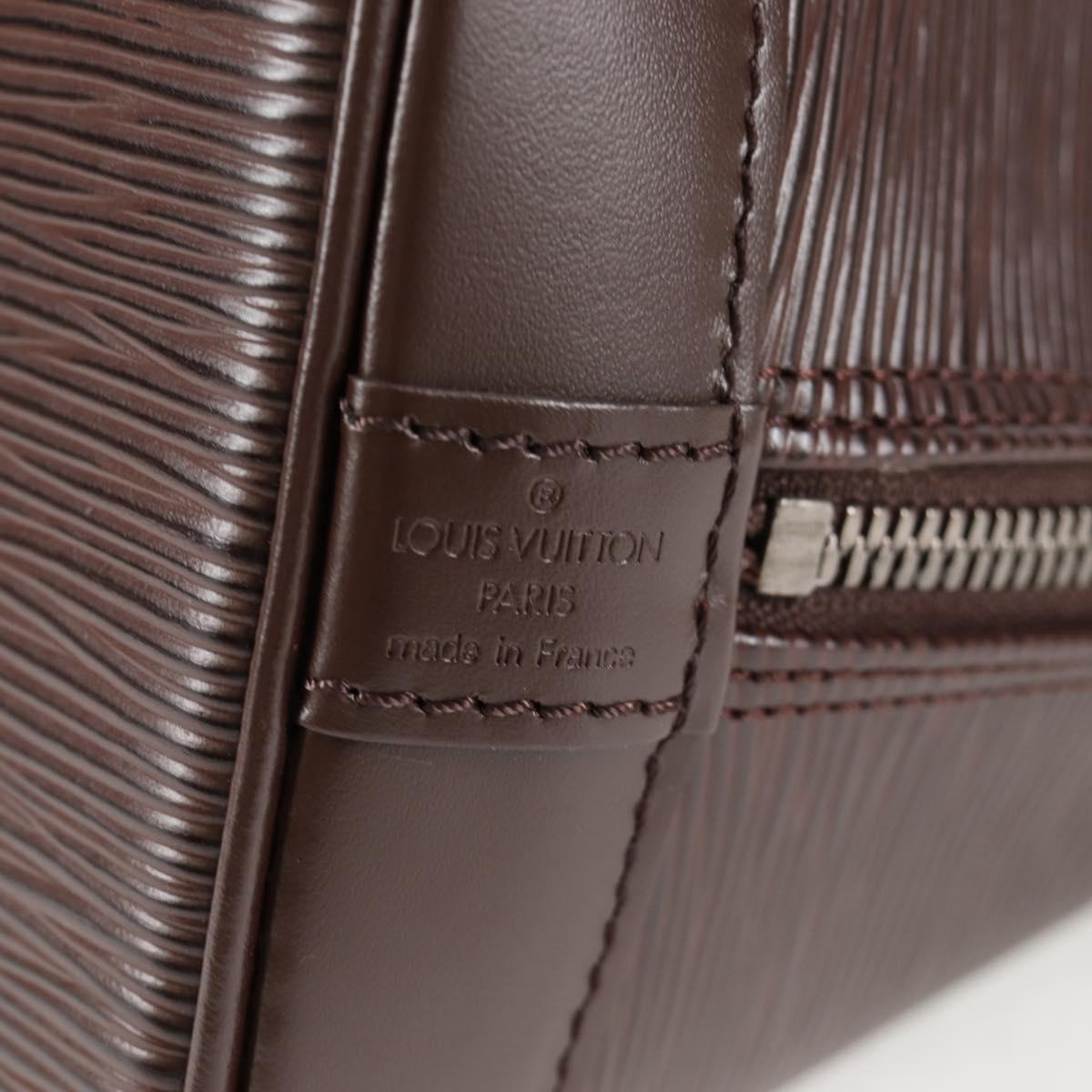 LOUIS VUITTON Epi Alma Hand Bag Mocha M5214D LV Auth 118711V