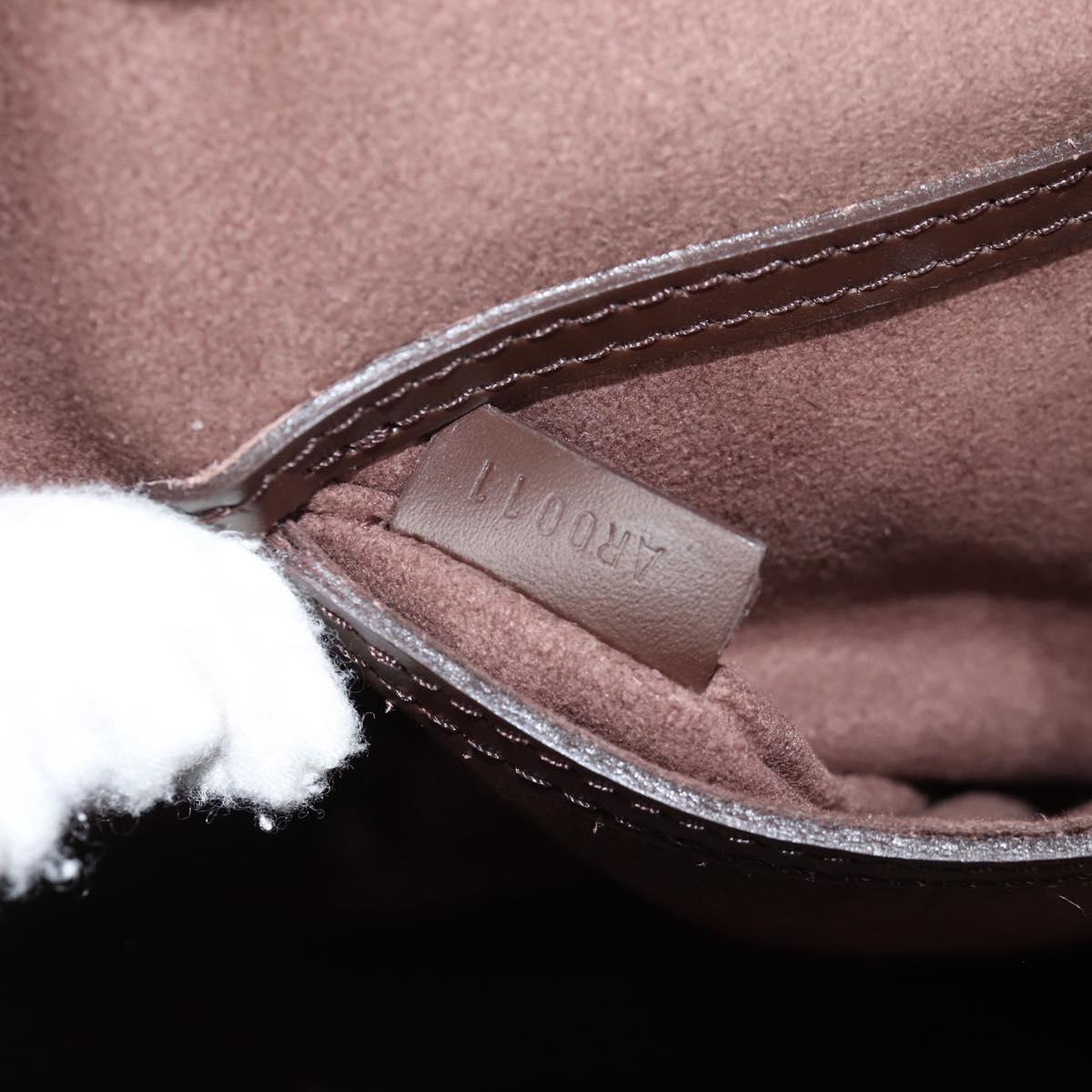 LOUIS VUITTON Epi Alma Hand Bag Mocha M5214D LV Auth 118711V