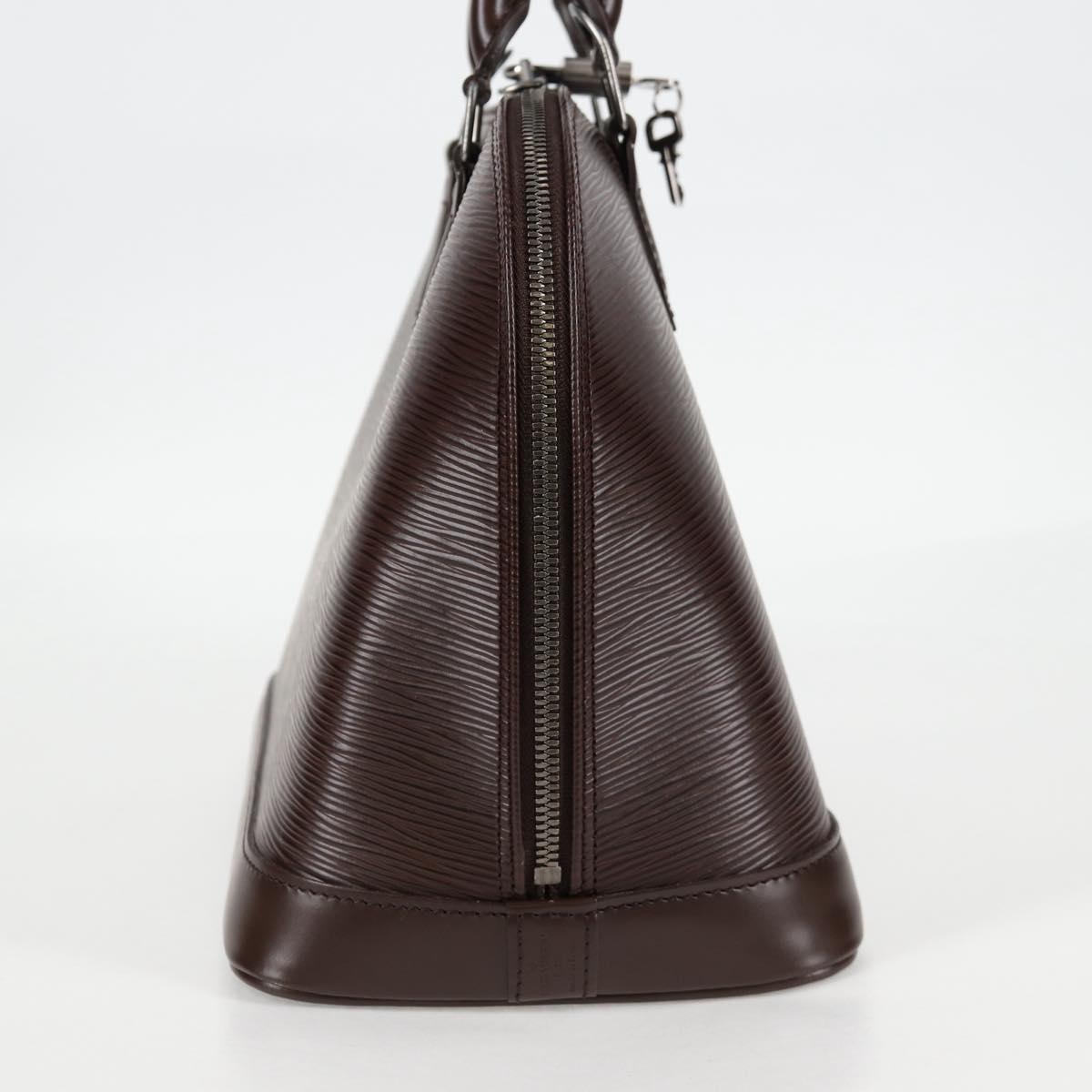 LOUIS VUITTON Epi Alma Hand Bag Mocha M5214D LV Auth 118711V