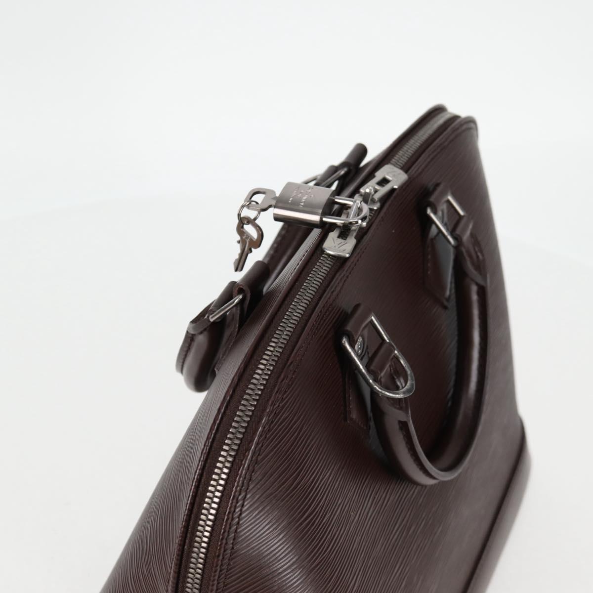 LOUIS VUITTON Epi Alma Hand Bag Mocha M5214D LV Auth 118711V
