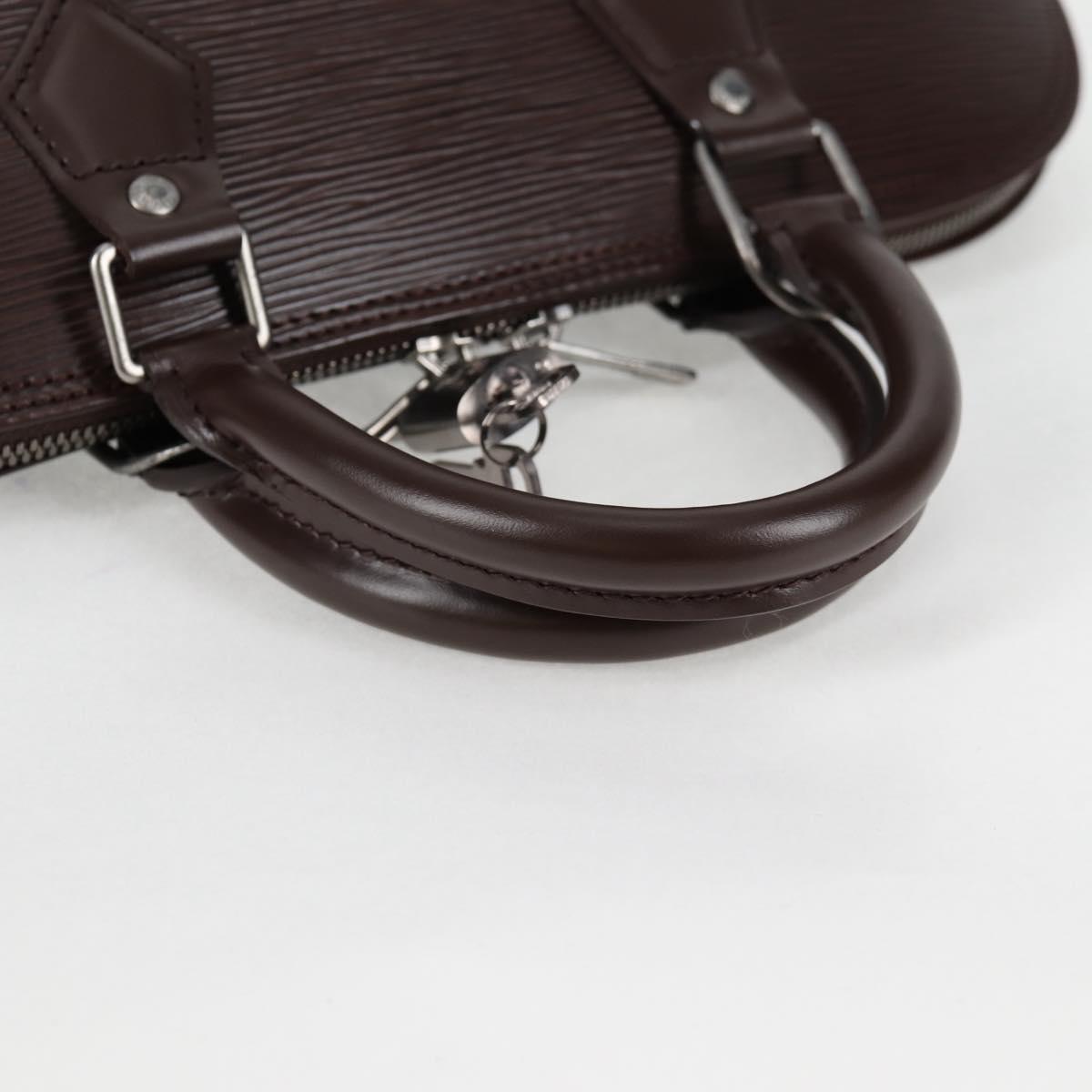LOUIS VUITTON Epi Alma Hand Bag Mocha M5214D LV Auth 118711V