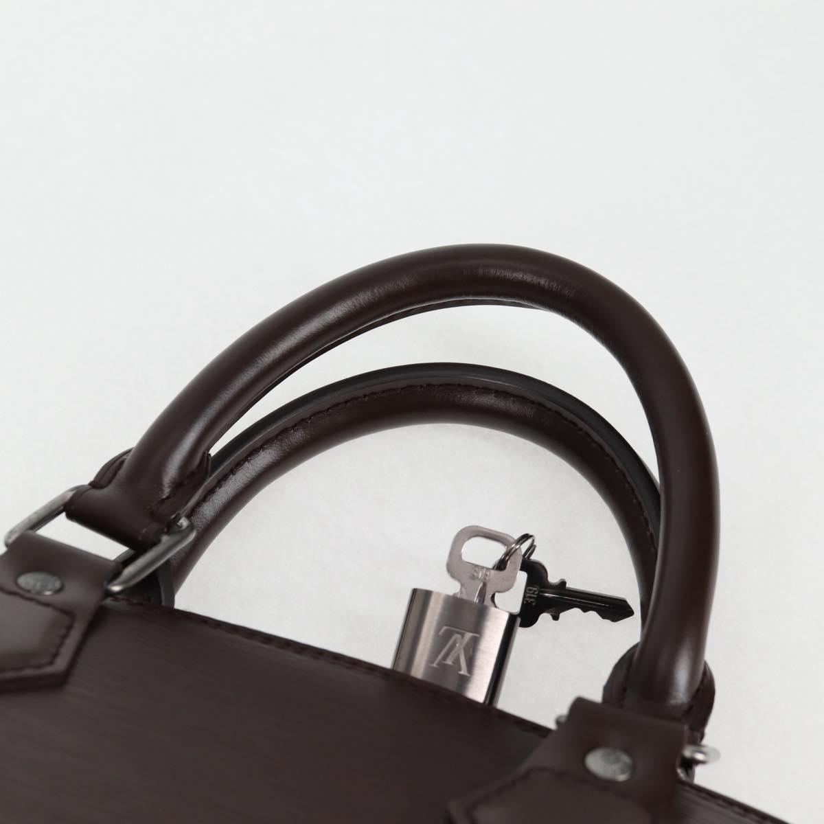 LOUIS VUITTON Epi Alma Hand Bag Mocha M5214D LV Auth 118711V