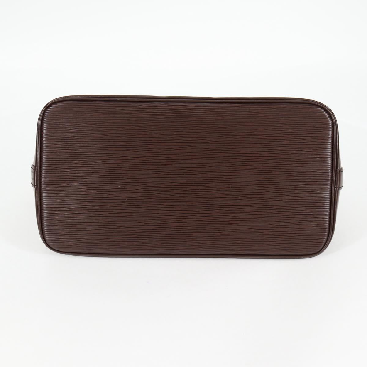 LOUIS VUITTON Epi Alma Hand Bag Mocha M5214D LV Auth 118711V