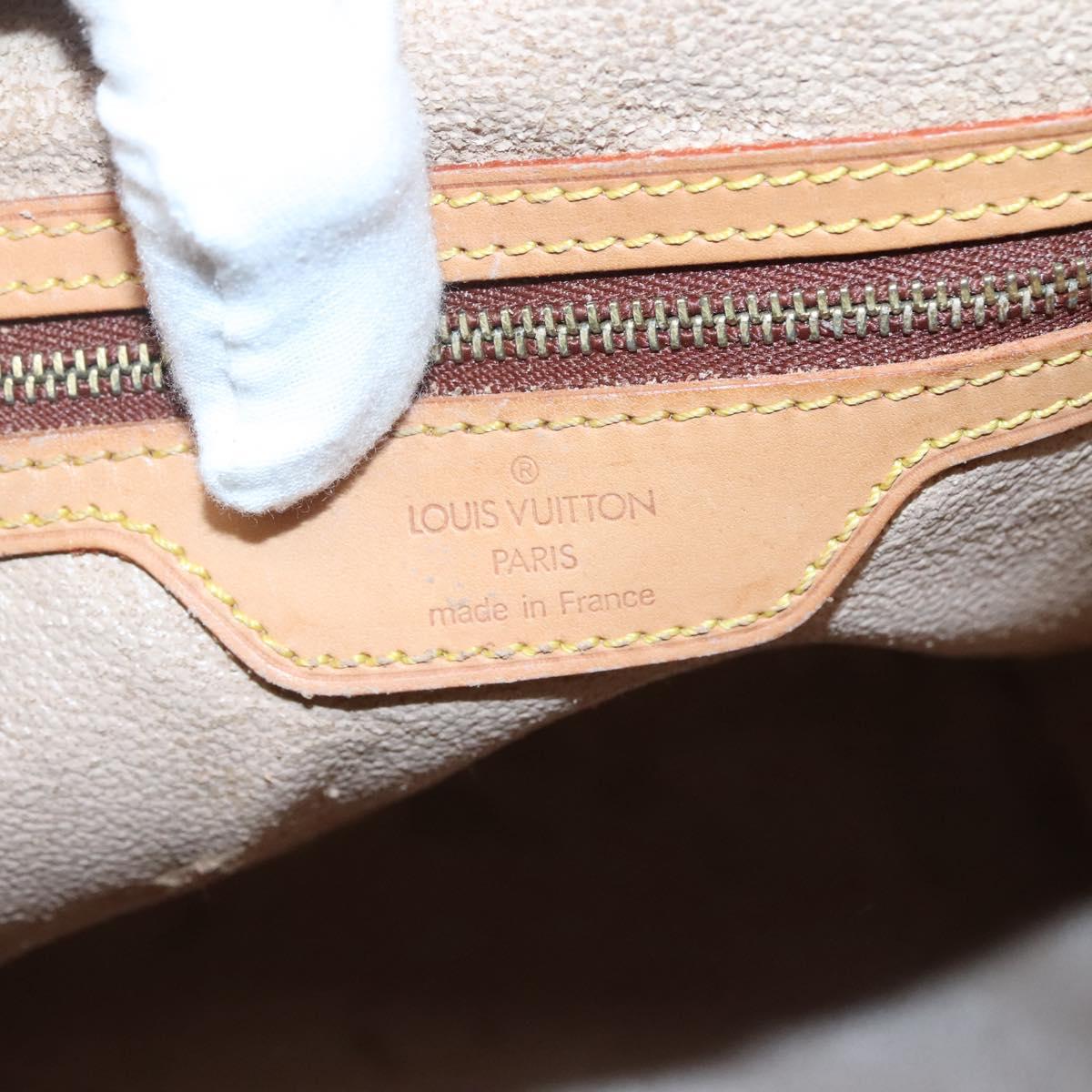 LOUIS VUITTON Monogram Bucket GM Shoulder Bag M42236 LV Auth 118721