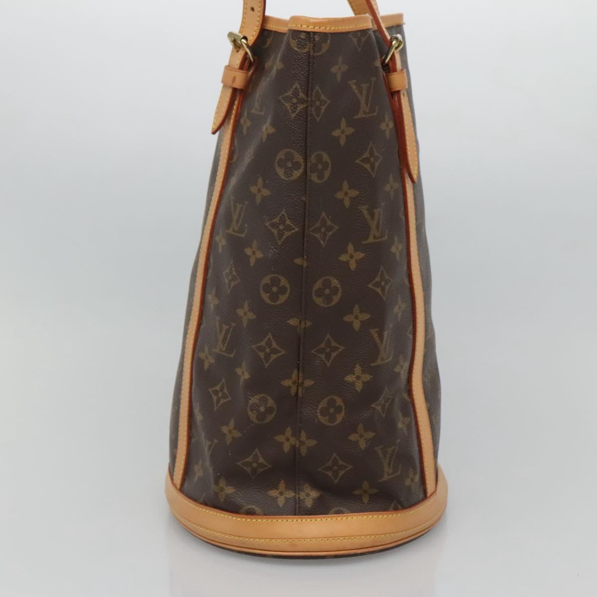 LOUIS VUITTON Monogram Bucket GM Shoulder Bag M42236 LV Auth 118721