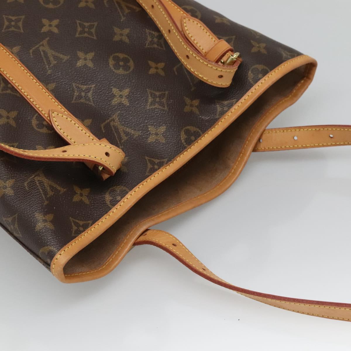 LOUIS VUITTON Monogram Bucket GM Shoulder Bag M42236 LV Auth 118721