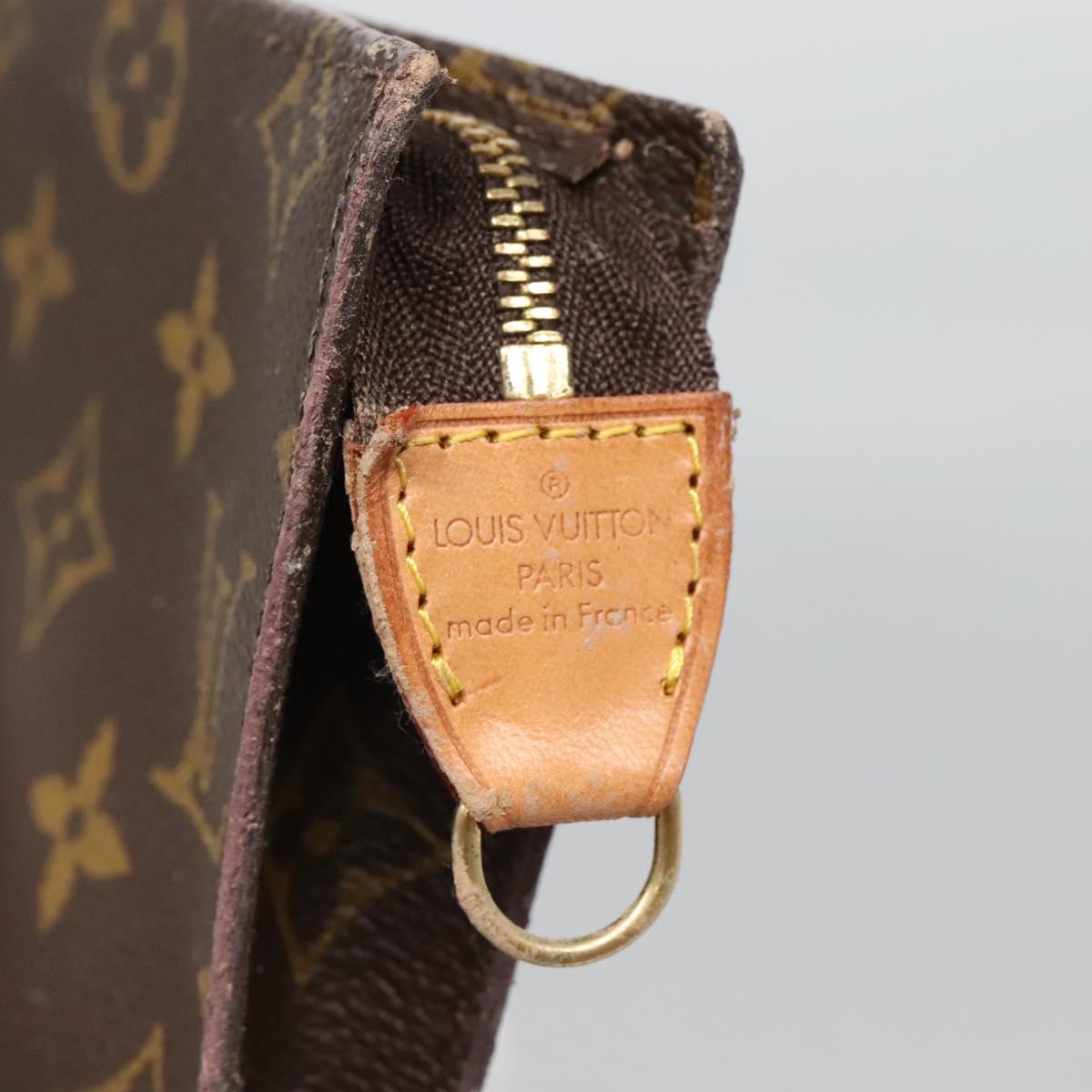 LOUIS VUITTON Monogram Bucket GM Accessory Pouch LV Auth 118722