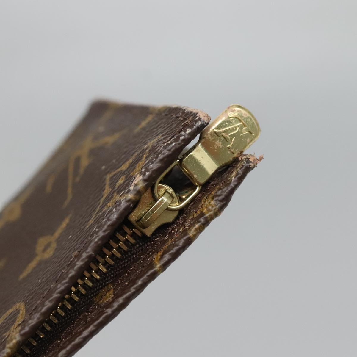 LOUIS VUITTON Monogram Bucket GM Accessory Pouch LV Auth 118722