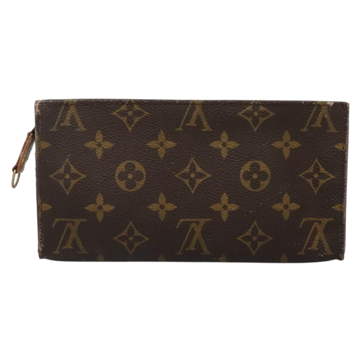 LOUIS VUITTON Monogram Bucket GM Accessory Pouch LV Auth 118722