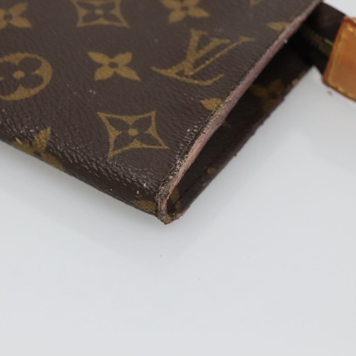 LOUIS VUITTON Monogram Bucket GM Accessory Pouch LV Auth 118722