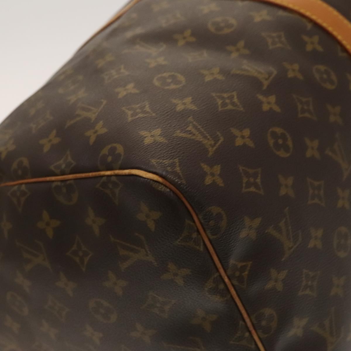 LOUIS VUITTON Monogram Keepall 55 Boston Bag M41424 LV Auth 118737
