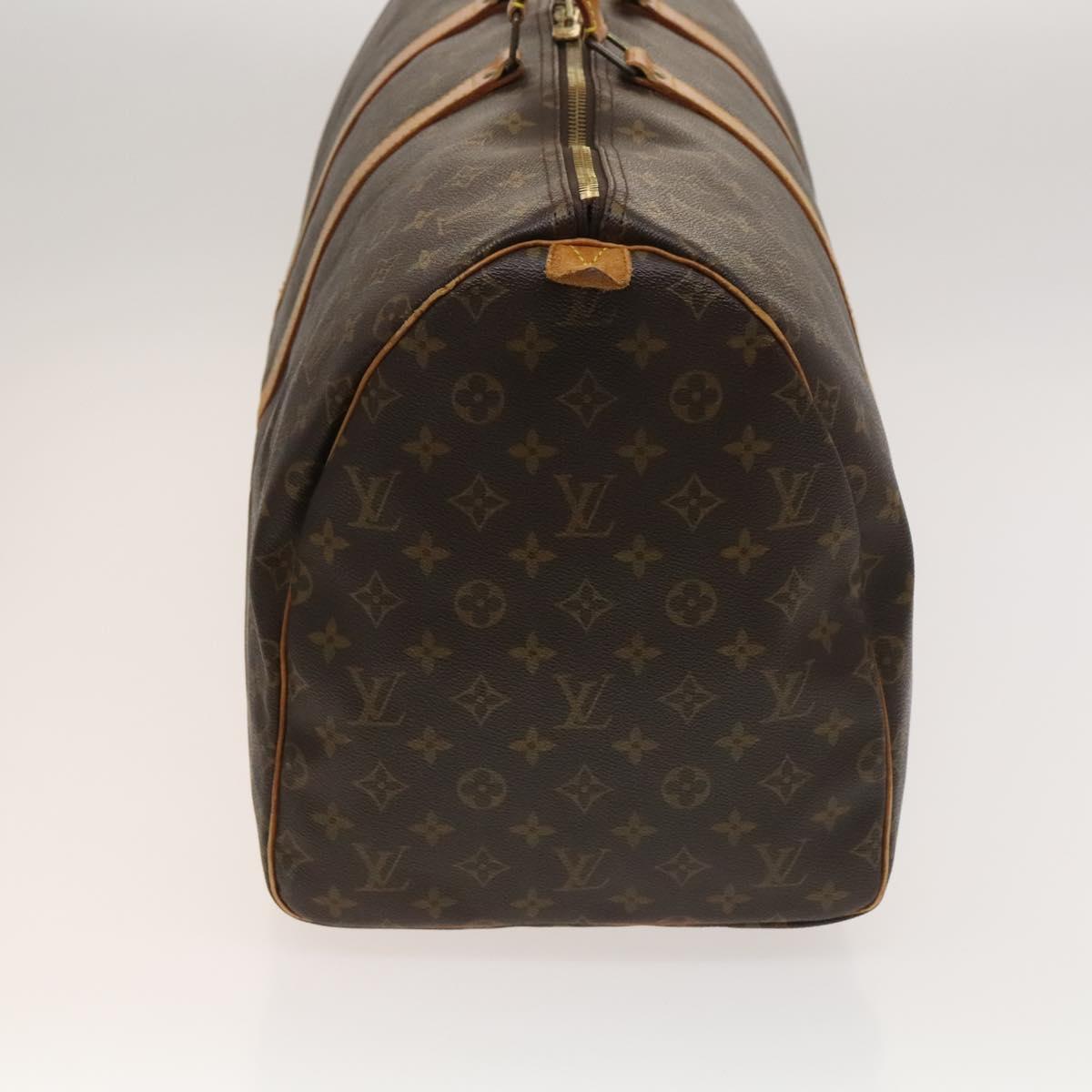 LOUIS VUITTON Monogram Keepall 55 Boston Bag M41424 LV Auth 118737
