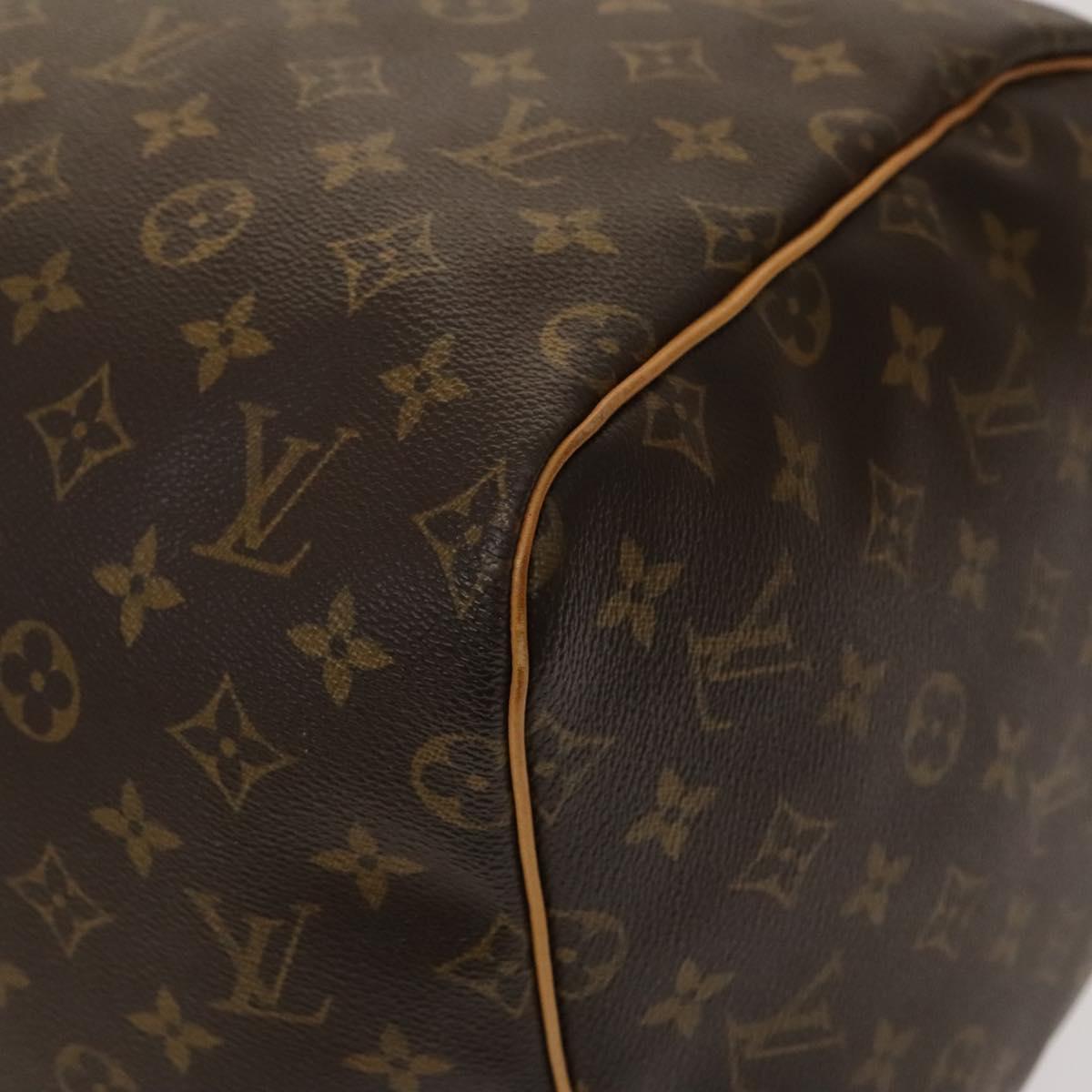 LOUIS VUITTON Monogram Keepall 55 Boston Bag M41424 LV Auth 118742V