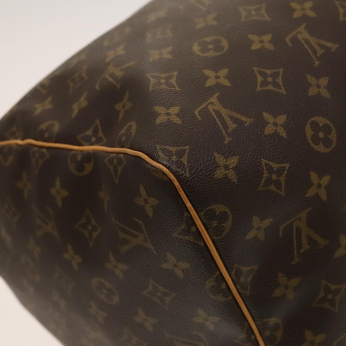 LOUIS VUITTON Monogram Keepall 55 Boston Bag M41424 LV Auth 118742V
