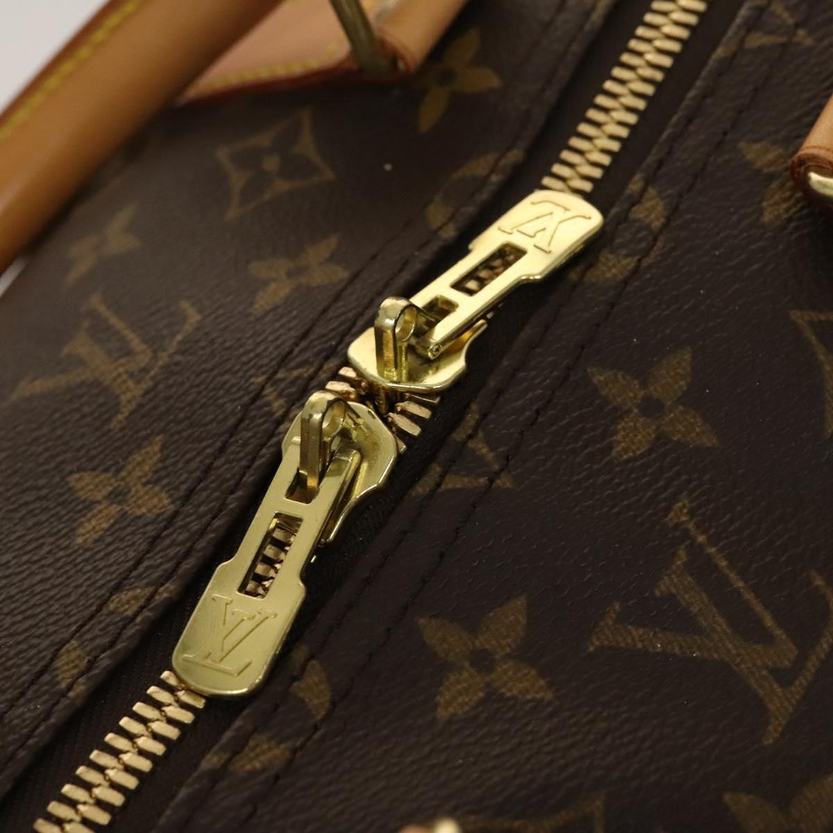 LOUIS VUITTON Monogram Keepall 55 Boston Bag M41424 LV Auth 118742V