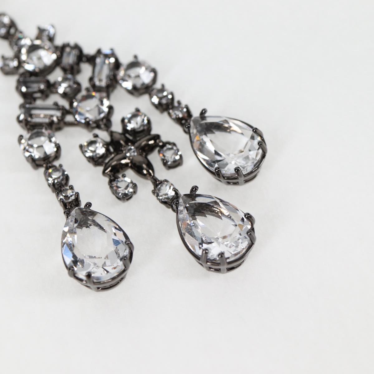 LOUIS VUITTON Pierce LV Chandelier Metal Silver Tone M02180 LV Auth 118796M