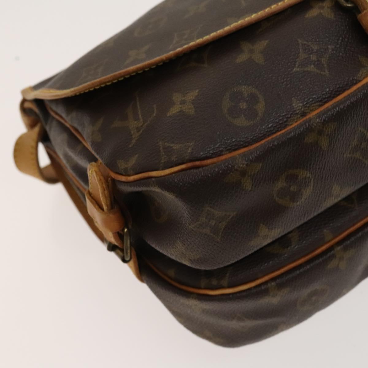 LOUIS VUITTON Monogram Saumur 30 Shoulder Bag M42256 LV Auth 118837