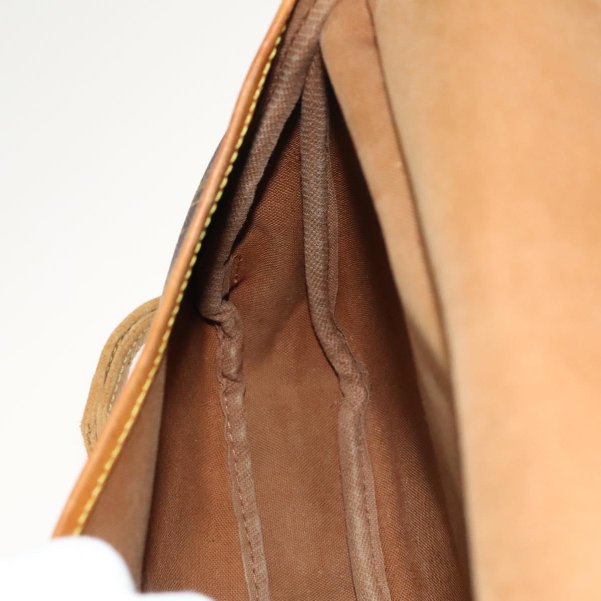 LOUIS VUITTON Monogram Saumur 30 Shoulder Bag M42256 LV Auth 118837