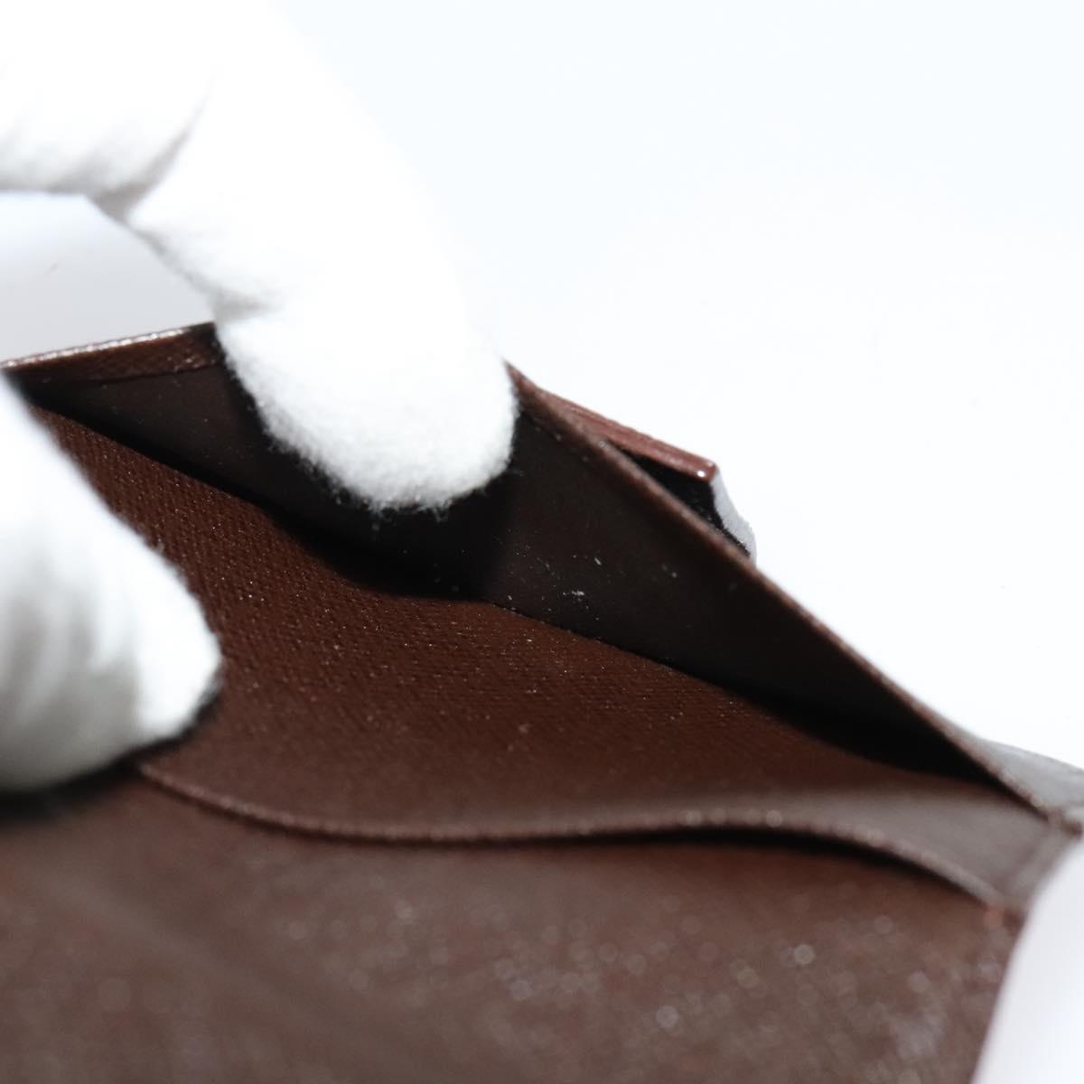 LOUIS VUITTON Damier Ebene Agenda Mini Day Planner Cover R20705 LV Auth 118844