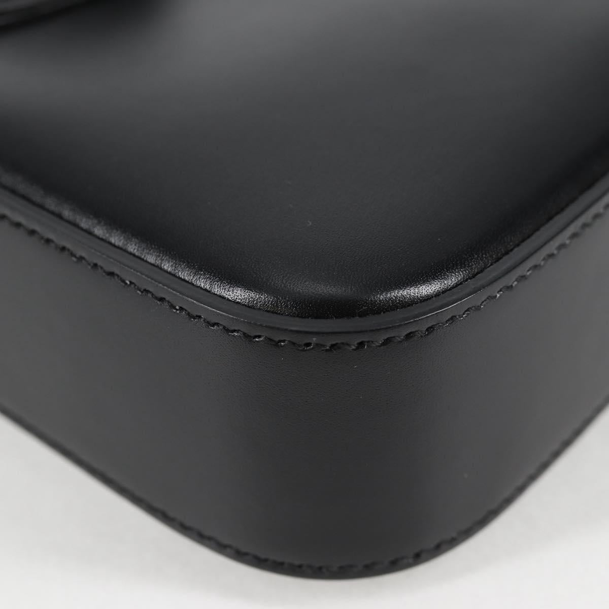 GUCCI Hand Bag Leather 2way Black 702106 Auth 118849M