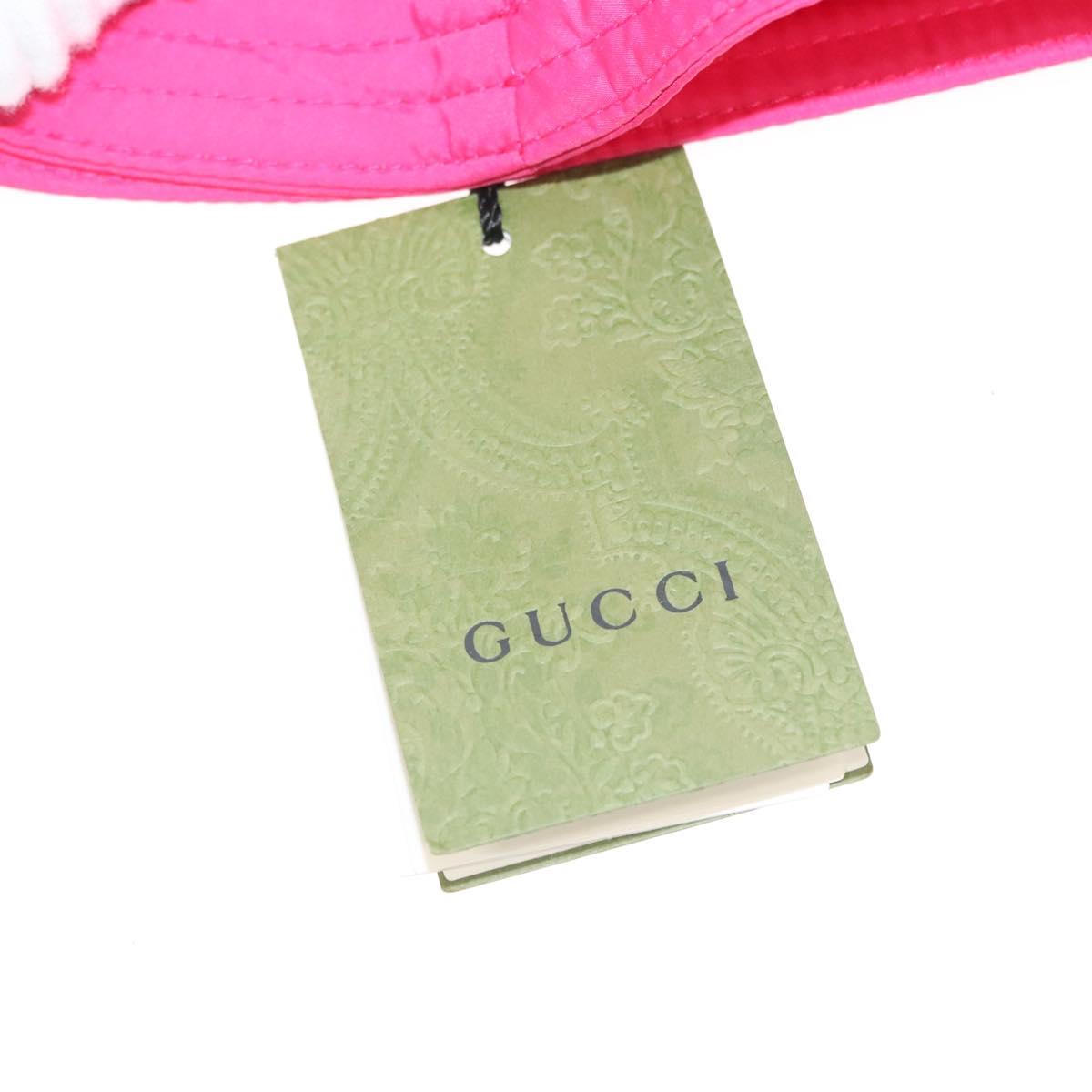 GUCCI Cap Canvas S Pink 729470 Auth 118852M