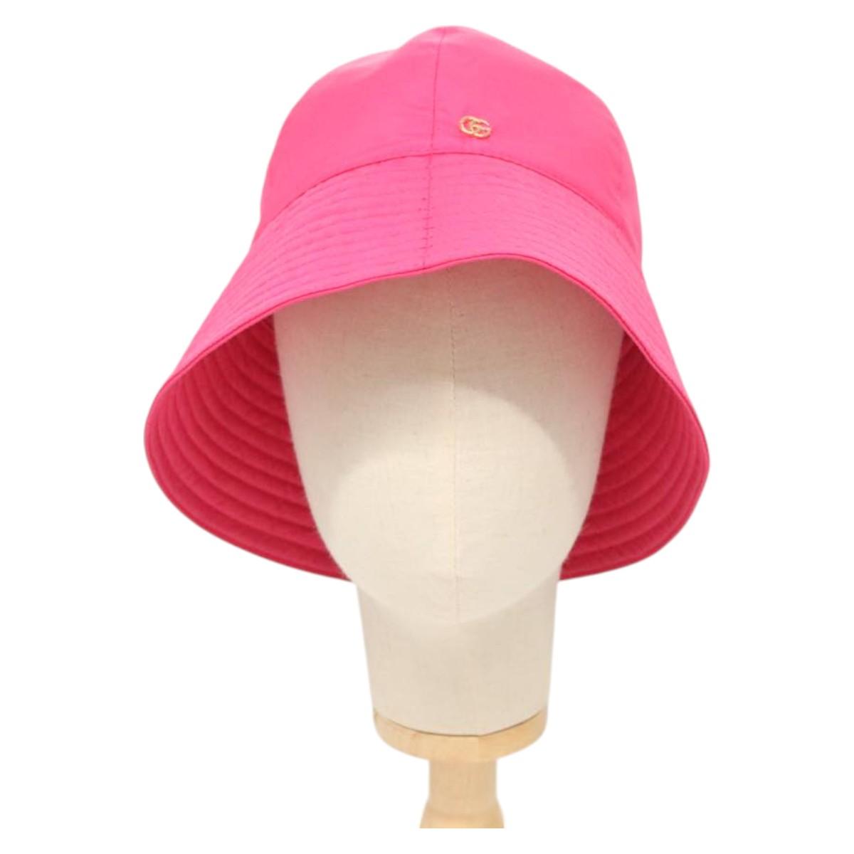 GUCCI Cap Canvas S Pink 729470 Auth 118852M