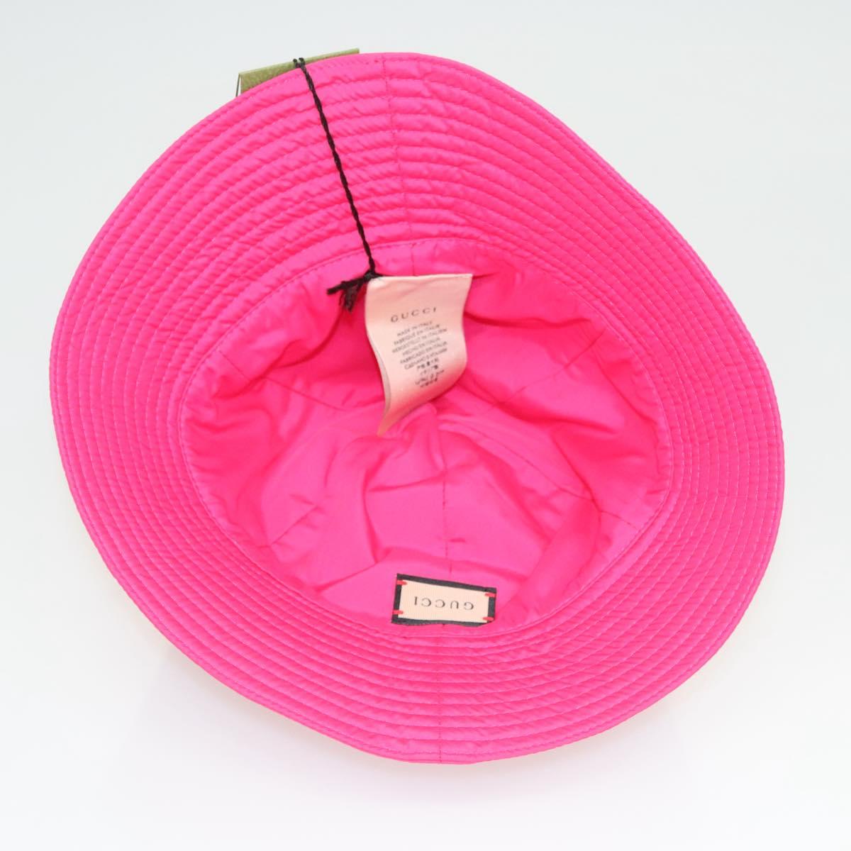 GUCCI Cap Canvas S Pink 729470 Auth 118852M